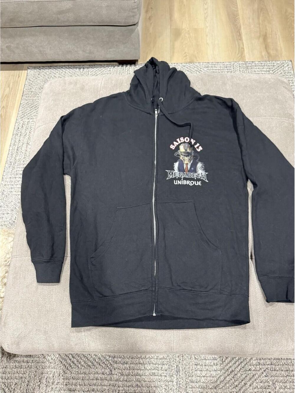 Megadeth Saison 13 Black Jacket Size Large